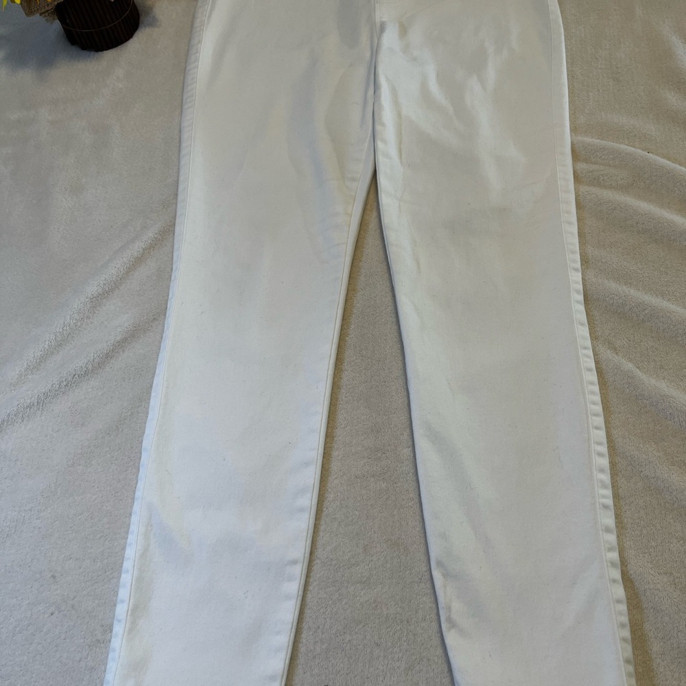 🤍 SoundStyle Platinum Stretch Pull-On Leggings White Women’s Size M Slimming - Picture 7 of 7